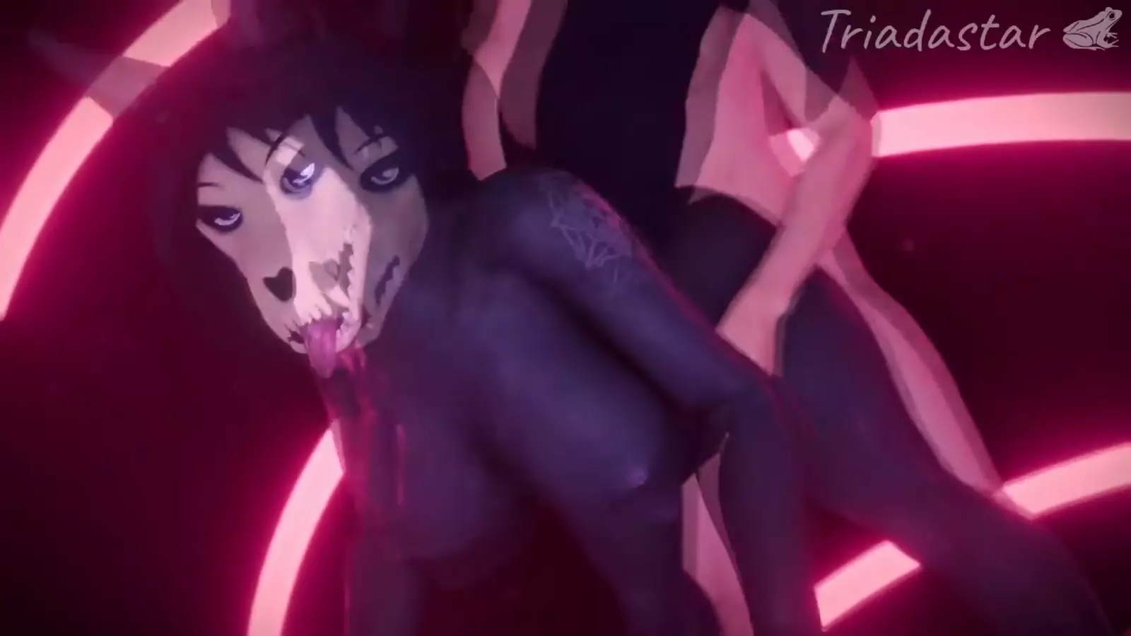 Hentai betrayed partne with characters buck or doeb ears and gaps thigh